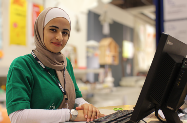Darb Program participants in a training session